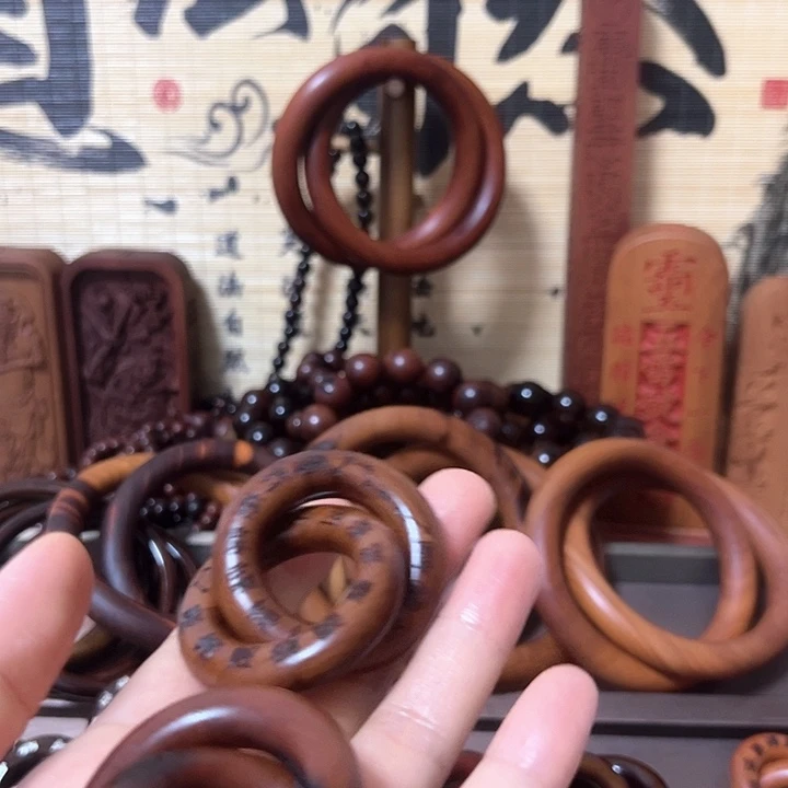 来***儿25内径枣木乾坤圈雷焦