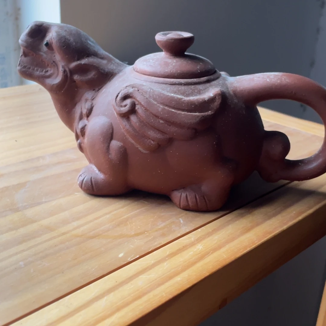 底槽青茶壶紫砂艺术作品