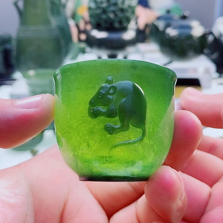 和田玉（青玉）未镶嵌把件