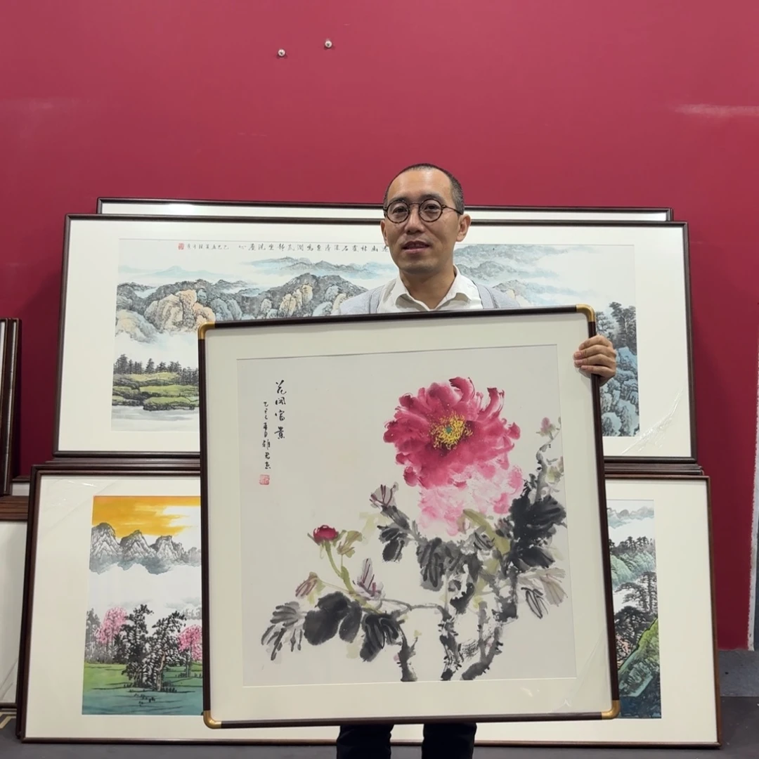 国画手绘作品80/80尺寸