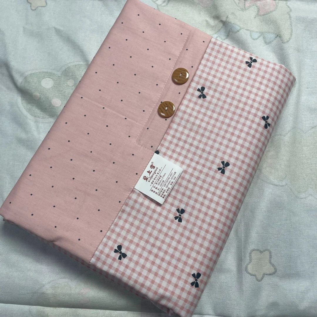 1.5m被套】亲肤精梳斜纹印花棉斜纹单人被套糖果格清新100%棉被罩