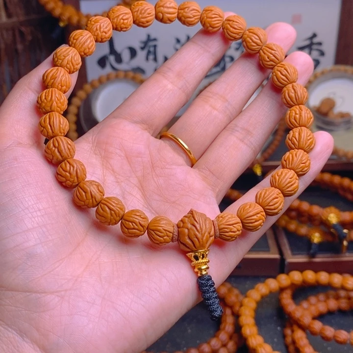 桃核吊坠龙纹桃核