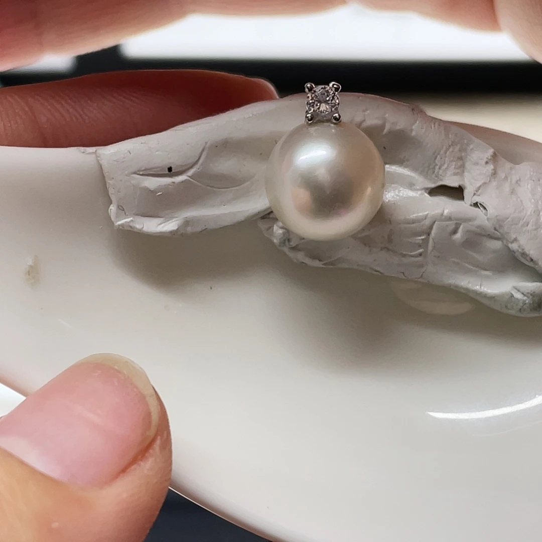 颈饰淡水珍珠银S925镶嵌