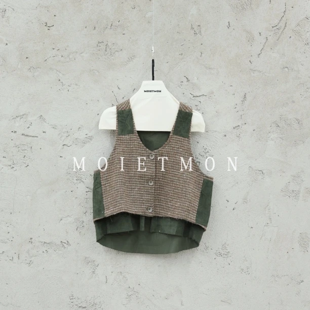 Moi et mon冬季新款小众设计师休闲百搭个性马甲时尚简约舒适马甲