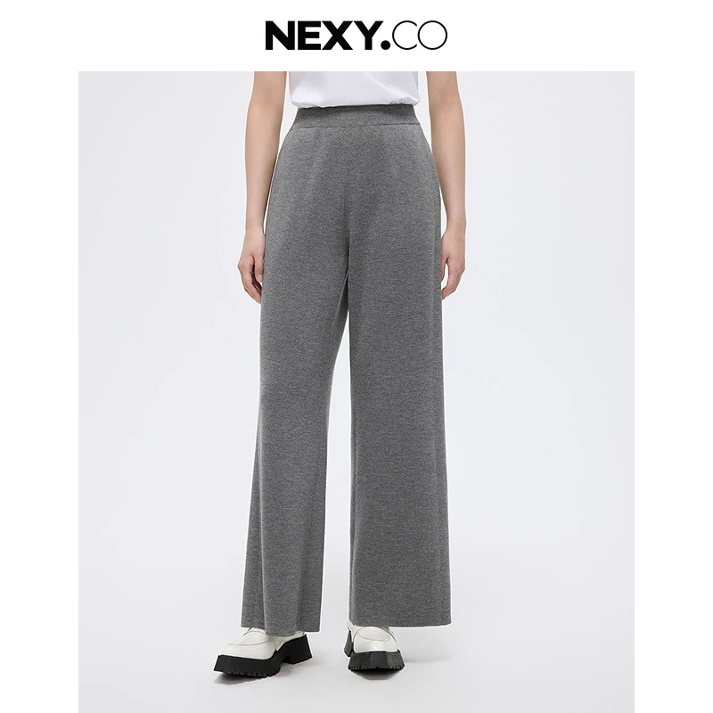 NEXY.CO/奈蔻时尚休闲宽松垂感直筒裤子XV03108X1