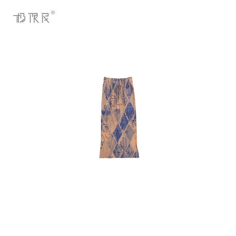 极限民《玥华》春夏季欧若风气质典雅复古中式半身裙F5104Y1114