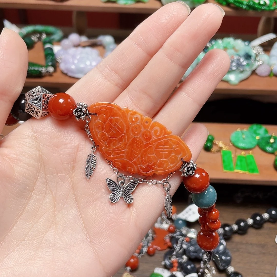 偏***~未镶嵌手链翡翠饰品