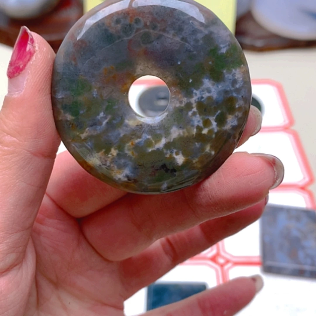 【闪购商品】玛瑙/玉髓珠宝半成品合金泈*