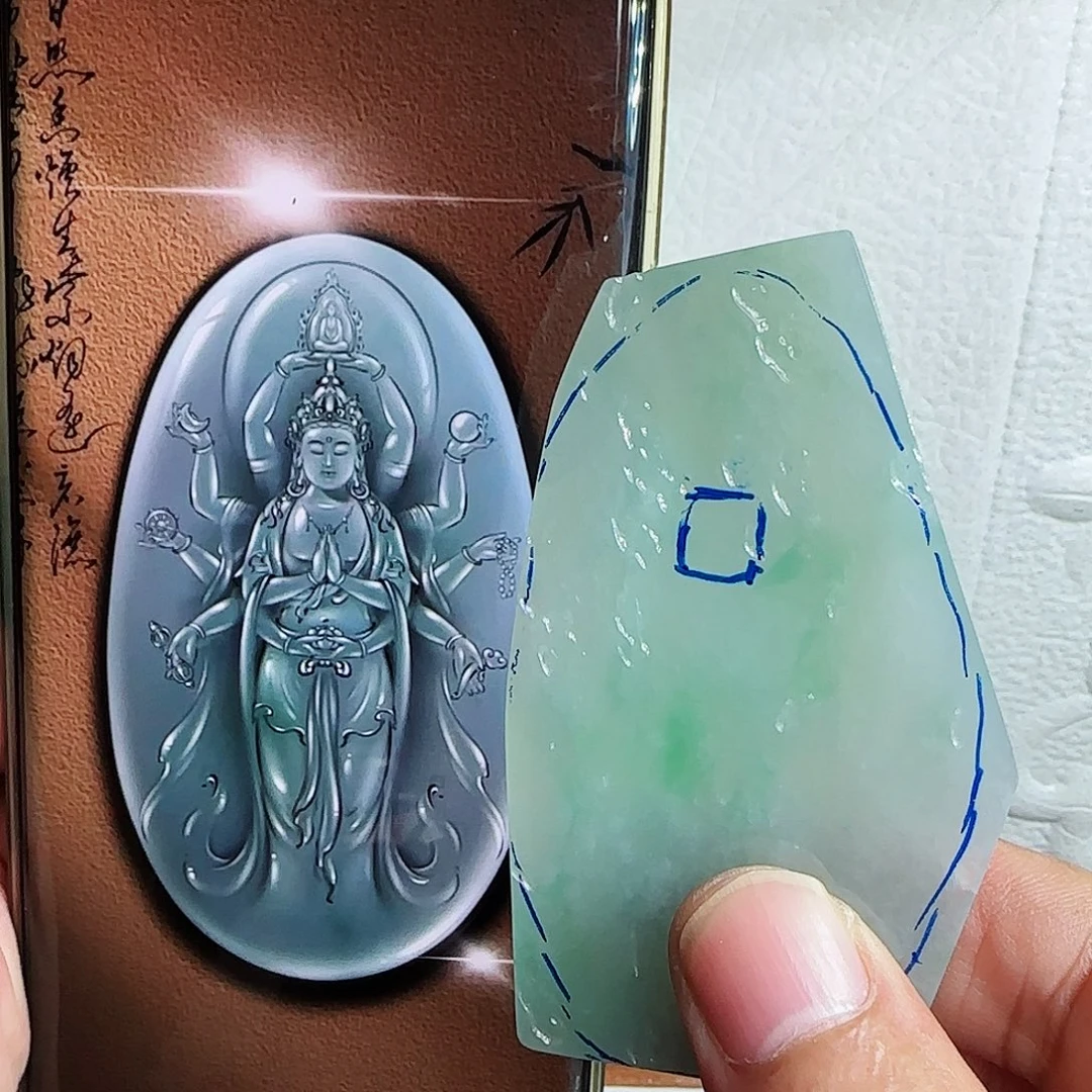 未镶嵌定制翡翠缅甸天然A货翡翠含老师工艺