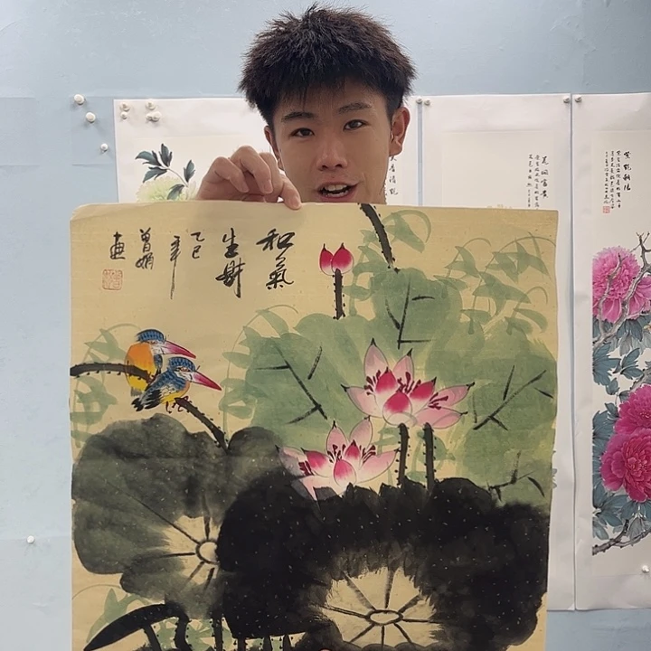 国画宣纸国画纯手绘作品