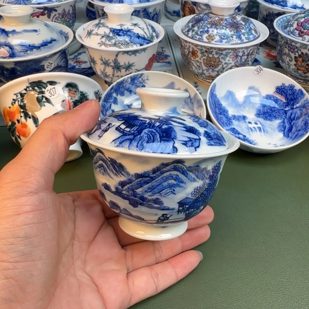 陶纯手工纯手绘茶具313