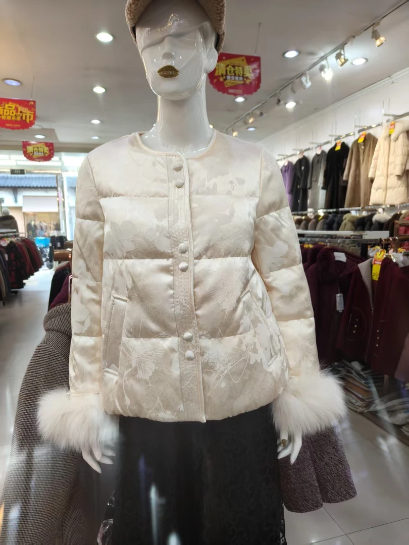 圆领保暖女款女装女优等品纯色短款加厚厚款