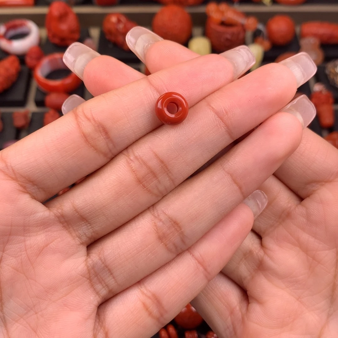 南红玛瑙未镶嵌卡环9