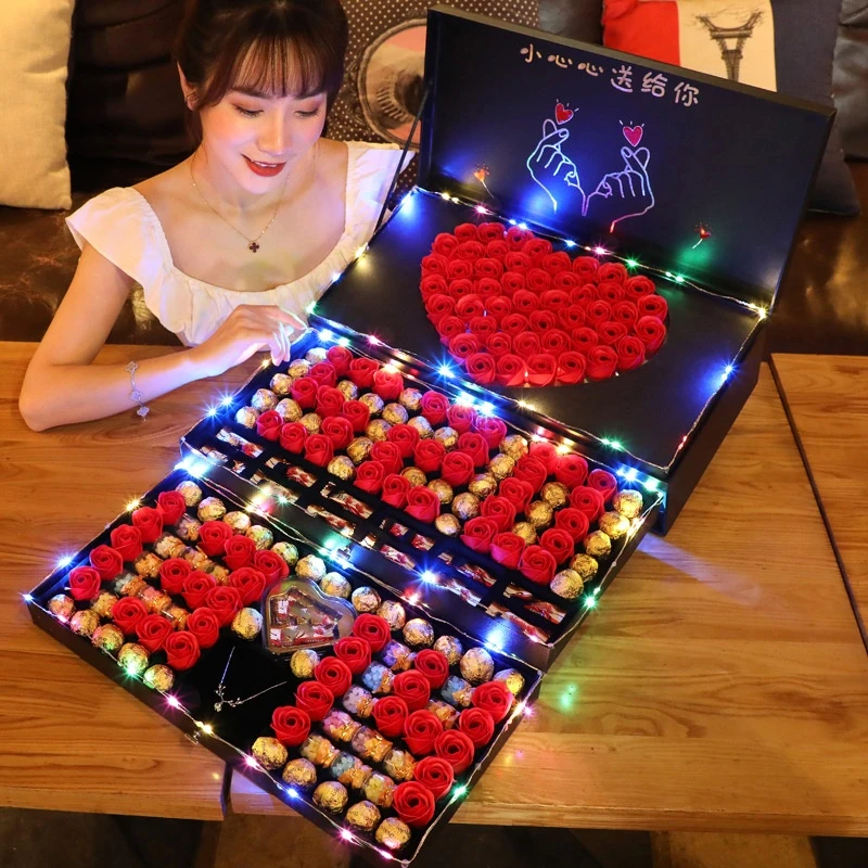 浪漫七夕情人节礼物生日礼物送女朋友送老婆创意实用礼物送女生