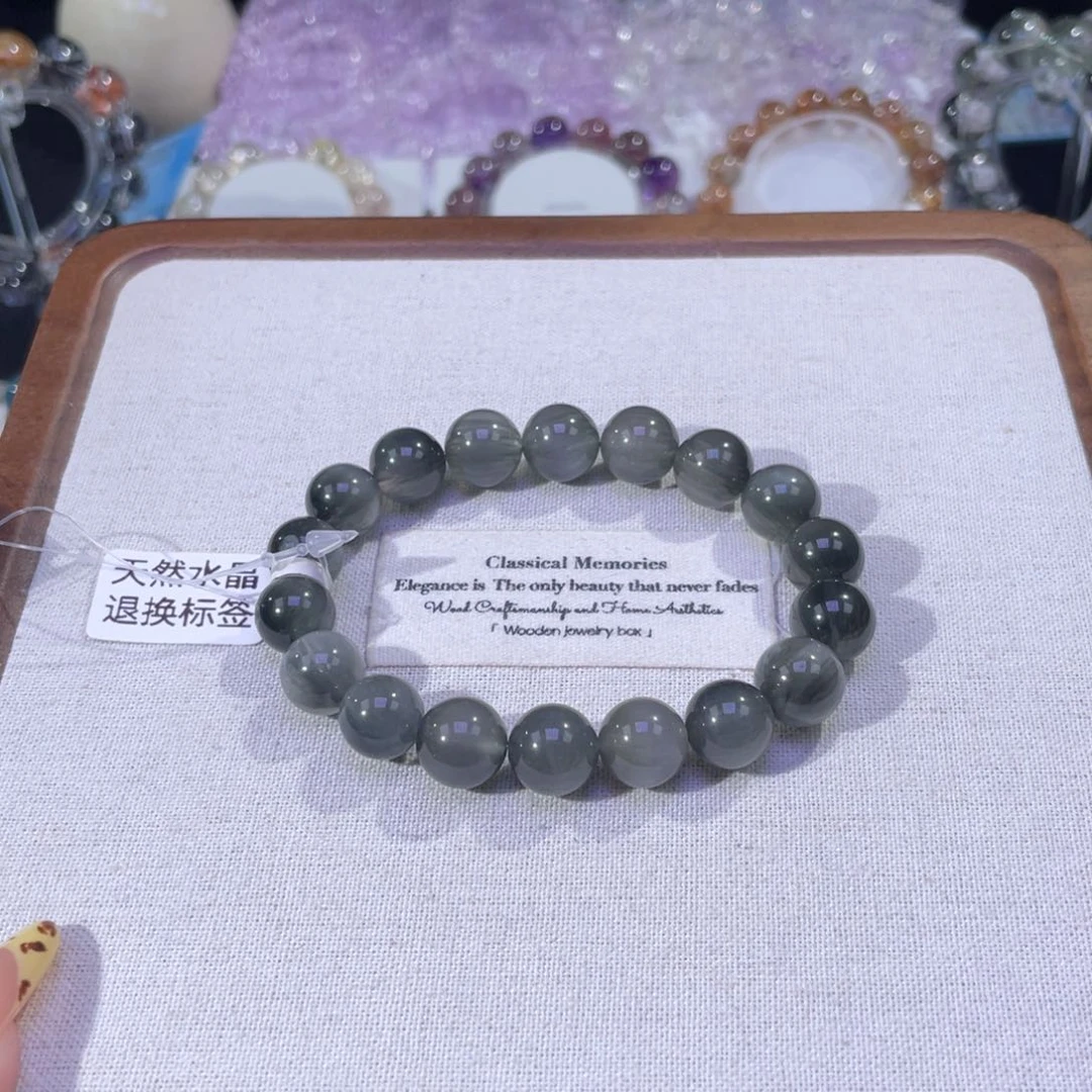 手链未镶嵌水晶清冷感灰兔毛11➕