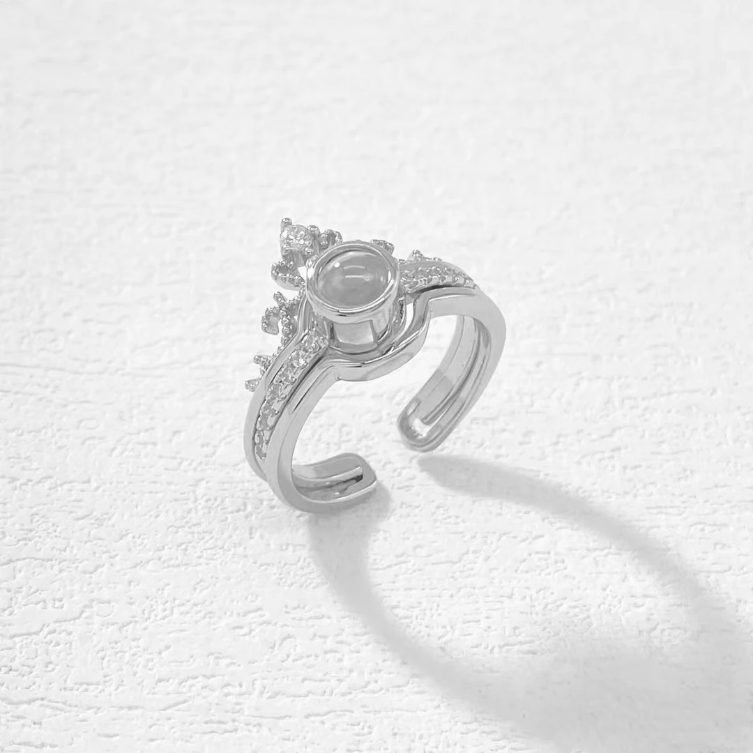 铜合金戒指 木木（QA3200）7码开口戒指