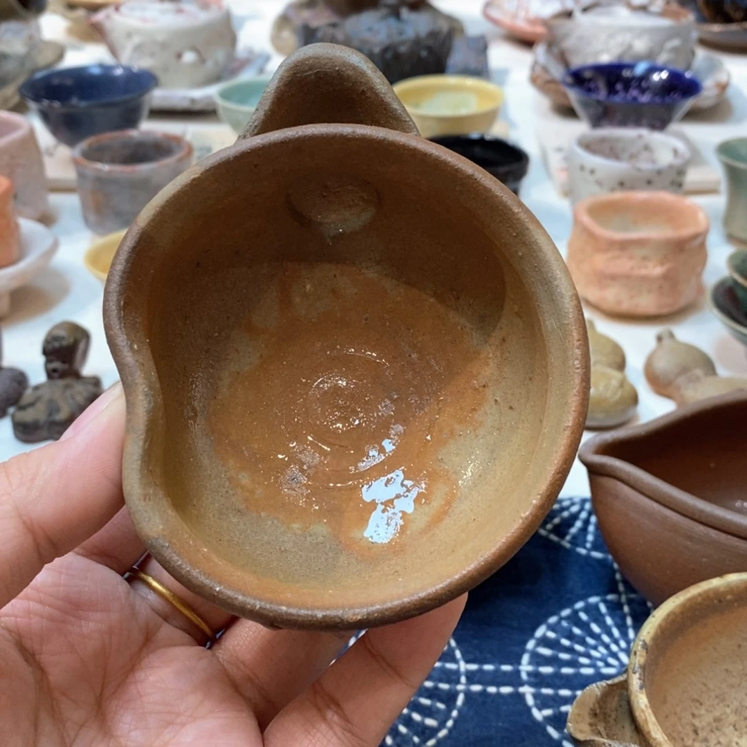 ?****?柴烧侘寂粗陶茶具