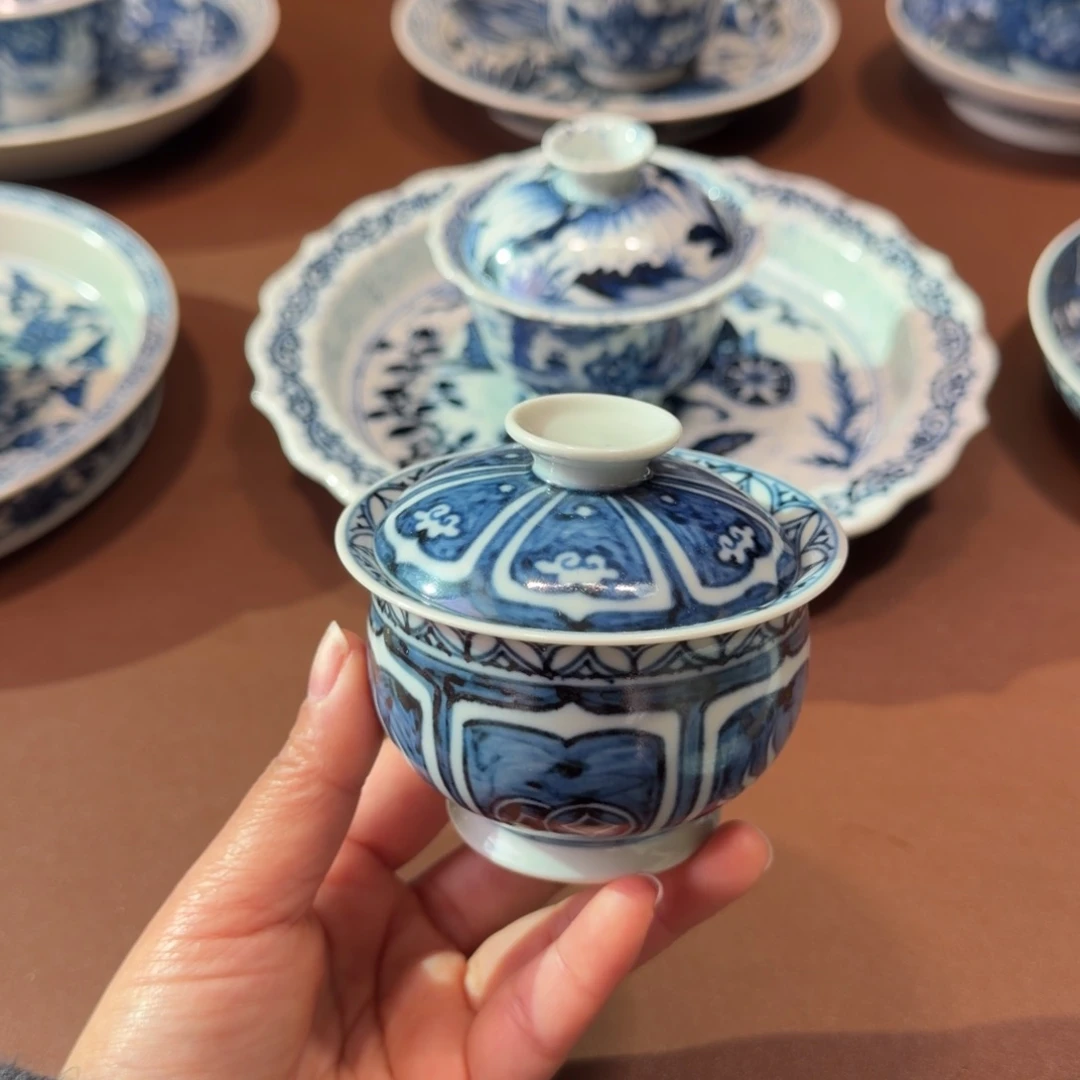 手工手绘茶具微瑕