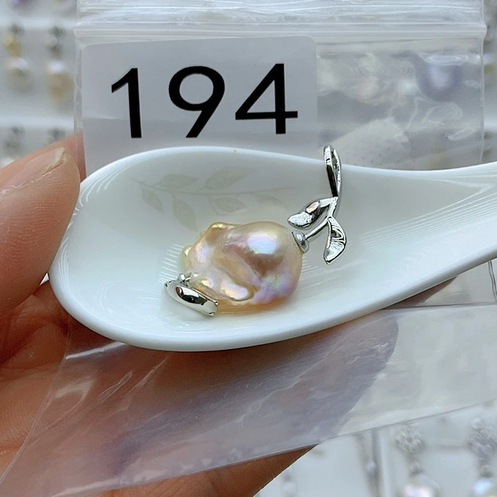 淡水珍珠颈饰银S925镶嵌