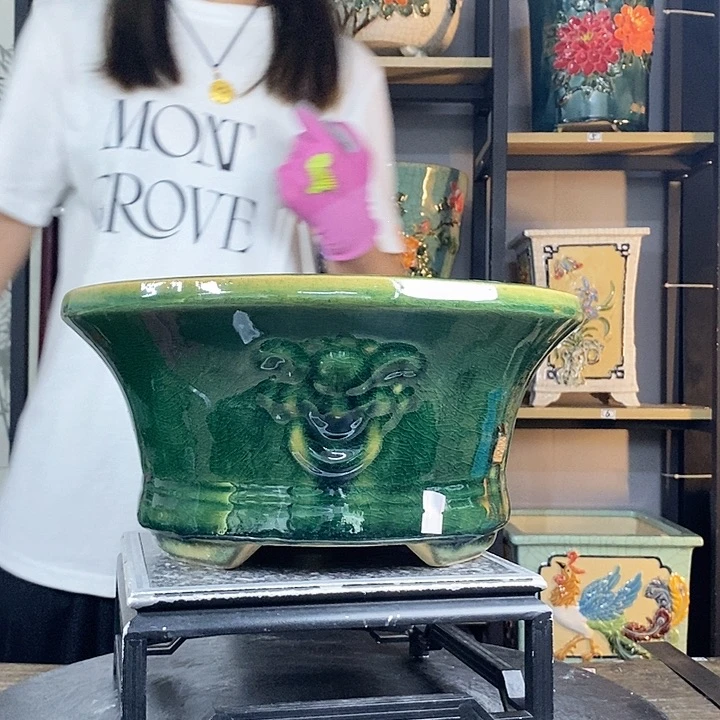 紫砂花盆这**汉8.