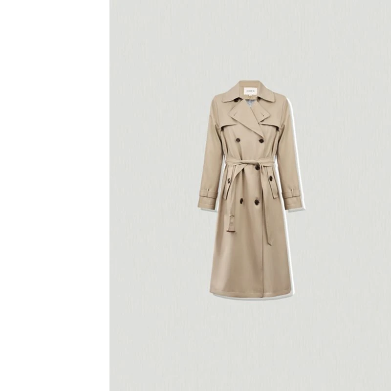 【董小姐】秋冬90白鹅绒新款风衣Q36FY601