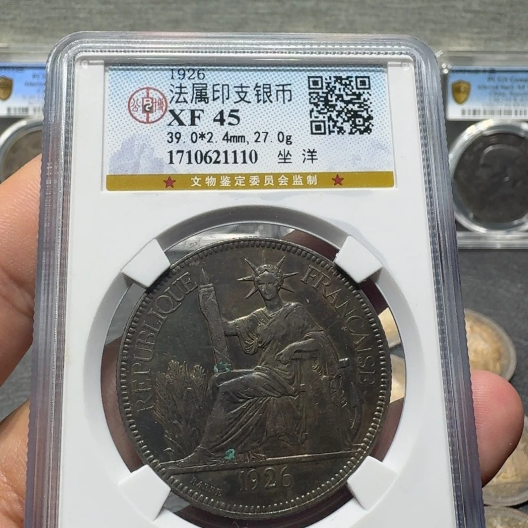 银佳利 坐洋 评级币 110