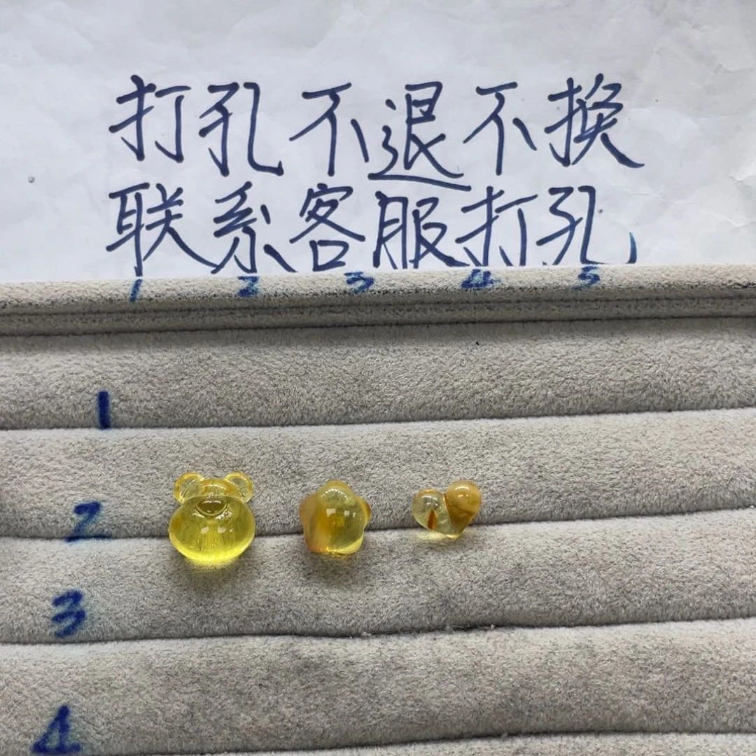 妙***角裸石琥珀未镶嵌天然琥珀