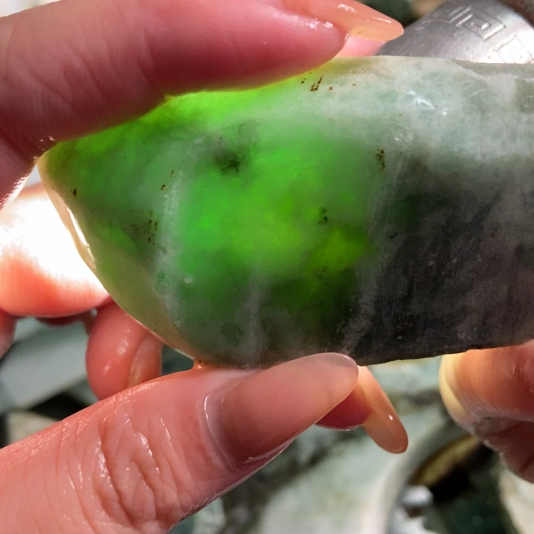 翡翠未镶嵌挂件天然翡翠