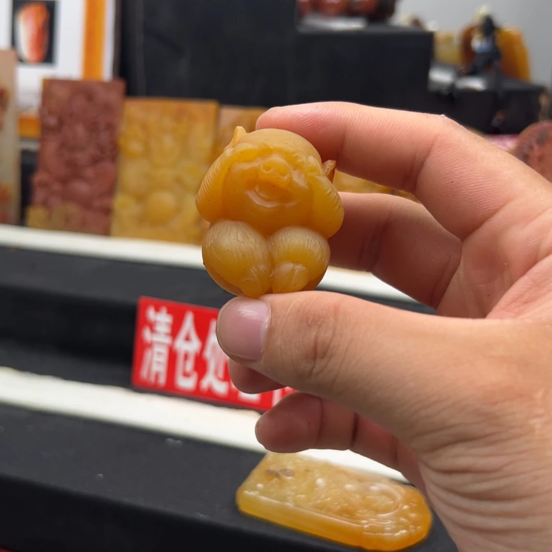 石英质玉（黄龙玉）未镶嵌多样性发货，发其一