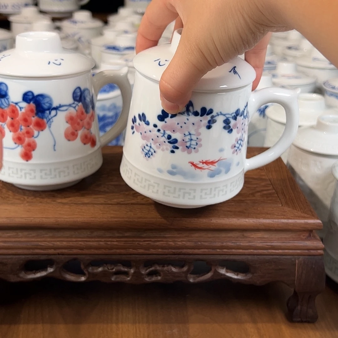 景德镇高温陶瓷办公杯