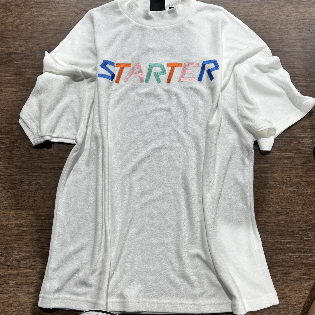 STARTER  090 时尚百搭白底彩色字母短袖 SA42TS202U