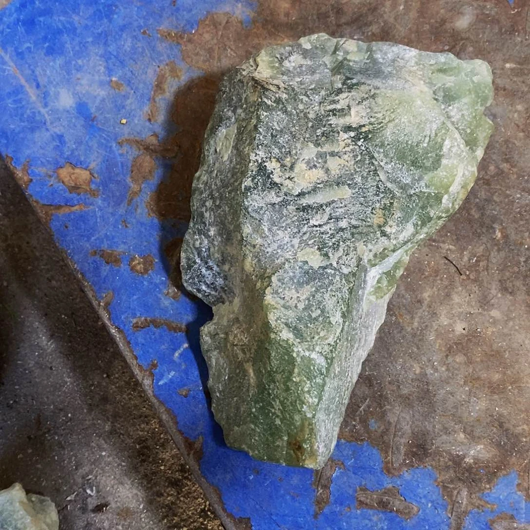 未镶嵌岫玉珠宝奇石蓝*