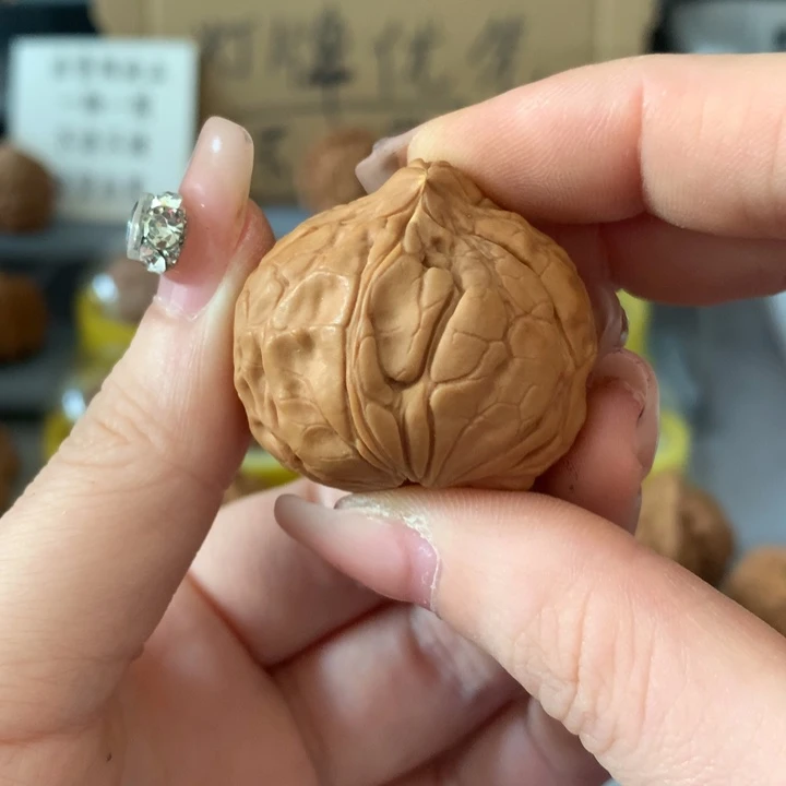 天***顺吊坠文玩核桃异形单只，有瑕疵