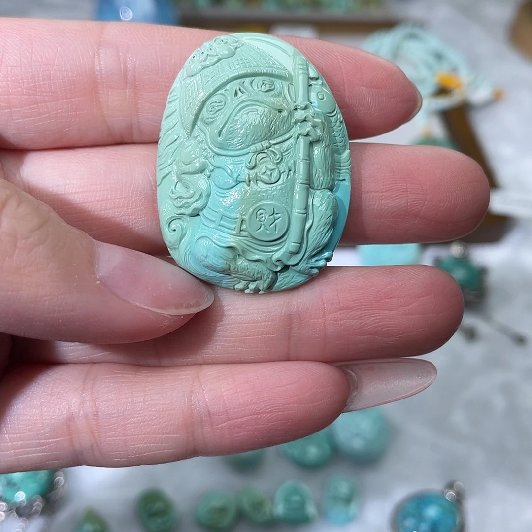 绿松石未镶嵌珠宝奇石