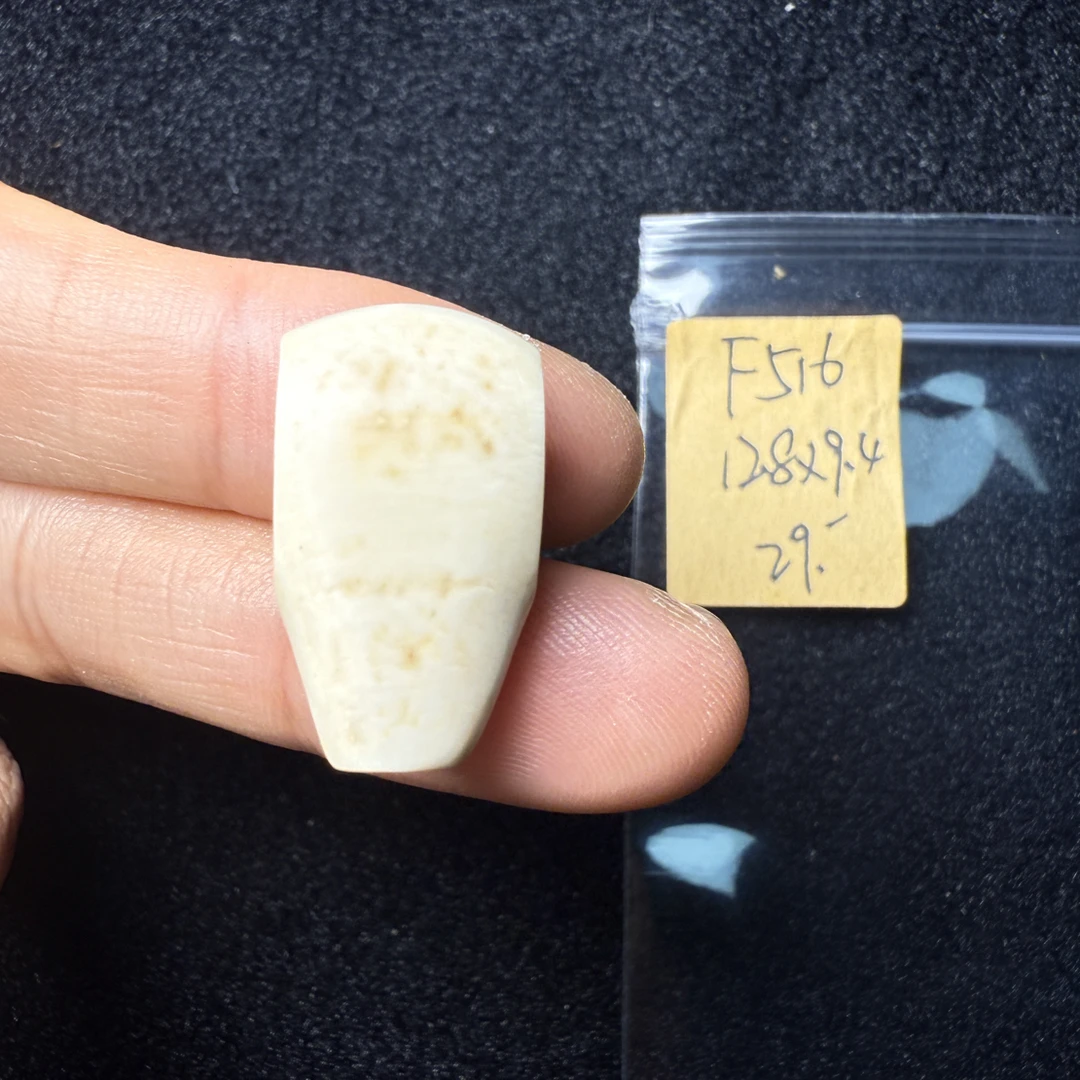 F516猛犸象牙鲨鱼背三通尺寸12.8*9.4mm果冻料