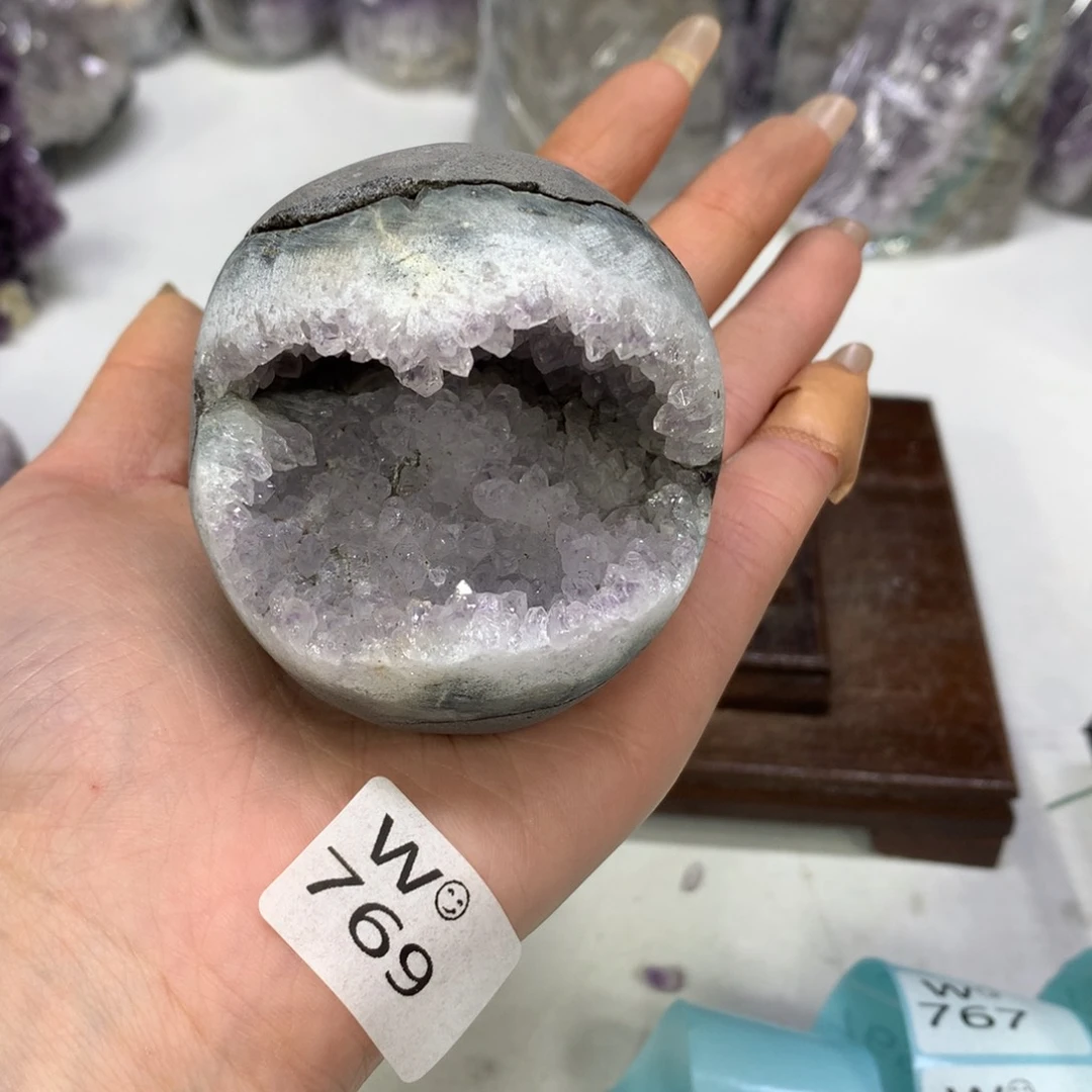 紫晶摆件未镶嵌水晶