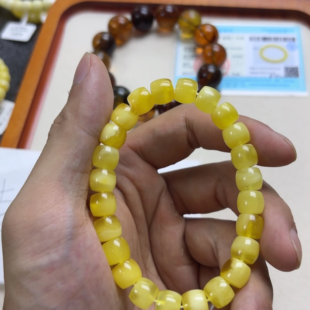 手链琥珀未镶嵌卡 9.5mm