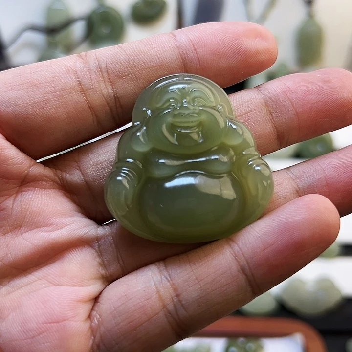 吊坠(不含链)未镶嵌和田玉666