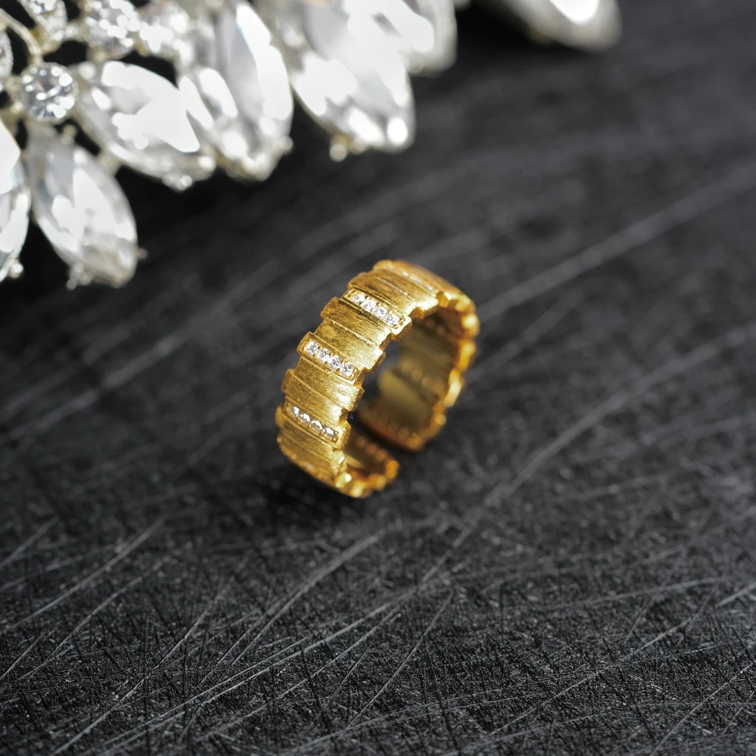 925银银制品 【玉总珠宝】 925银小金条戒指开口可调节CAN4150002