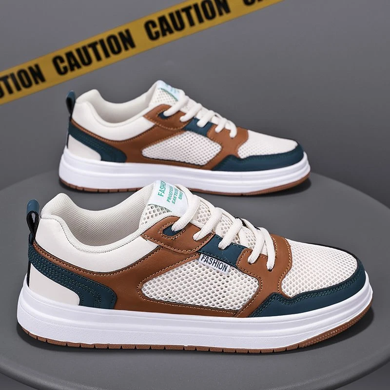 ANTA/安踏男鞋夏季透气2025新款百搭运动休闲网面板鞋男士工作上