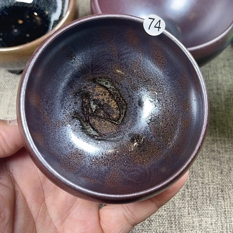 茶盏龙窑柴烧微瑕钵钵器型8.5口径