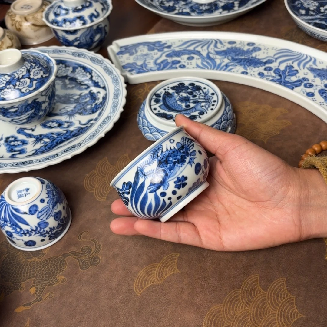 摆件景德镇手绘茶器