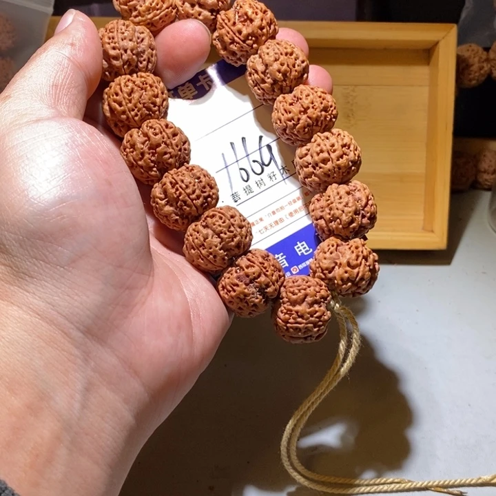 手串金刚菩提1669号尺寸23梅花