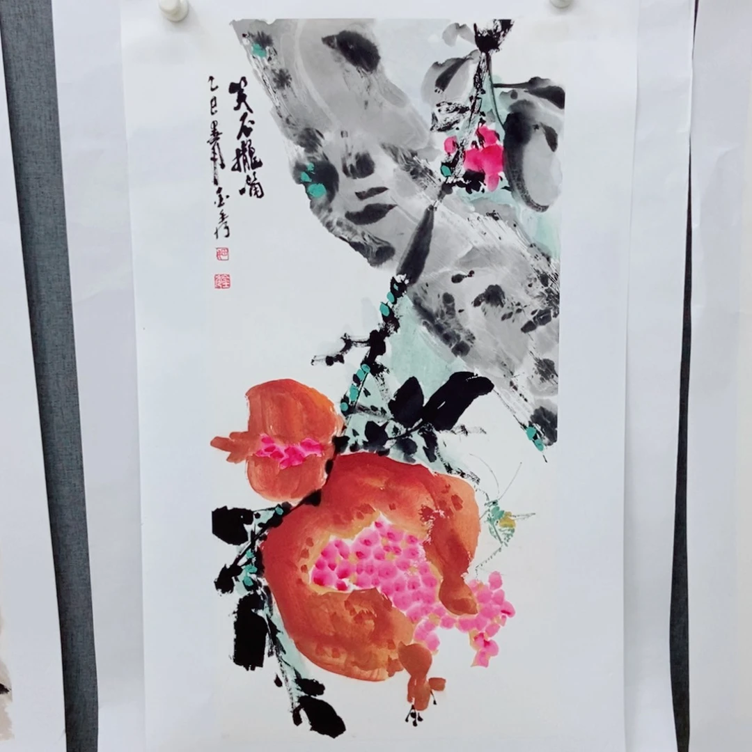 面***开国画手写手绘国画4