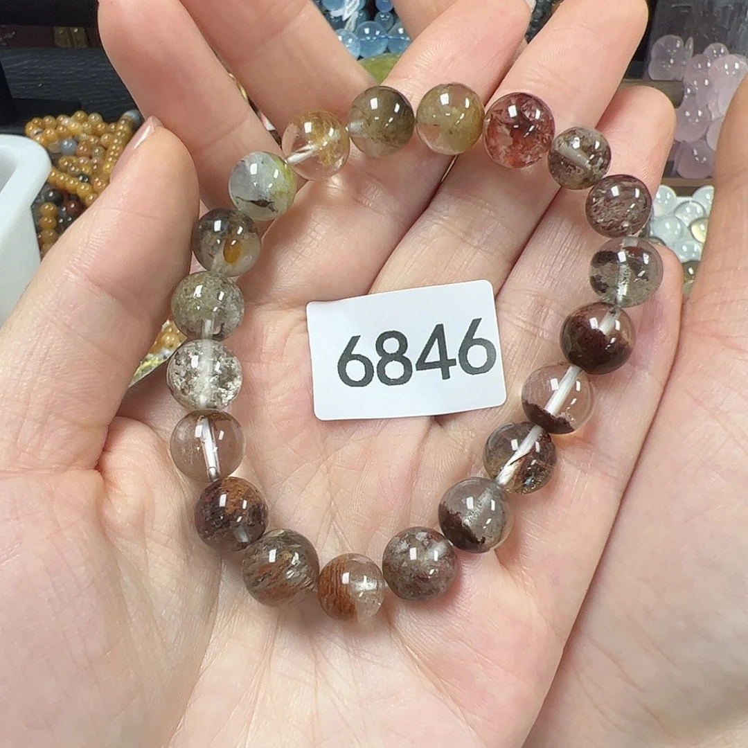 游***鱼水晶手链未镶嵌手串