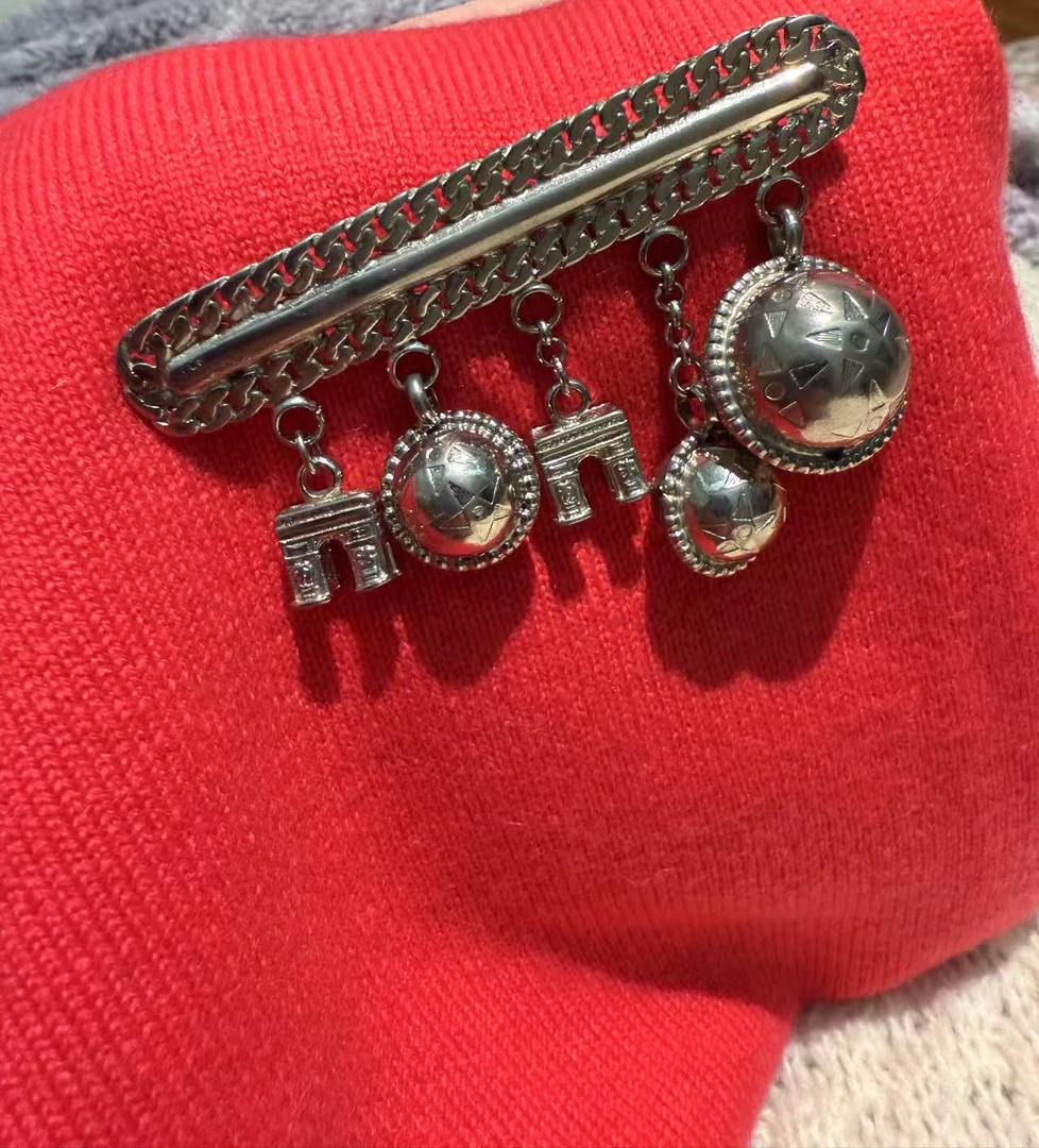 95新 Celine/思琳 送中检/思琳88ss星球凯旋门胸针