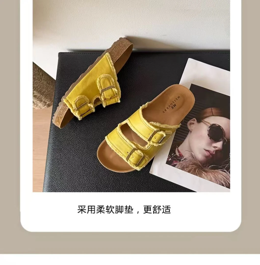 厚底勃肯沙滩凉拖鞋