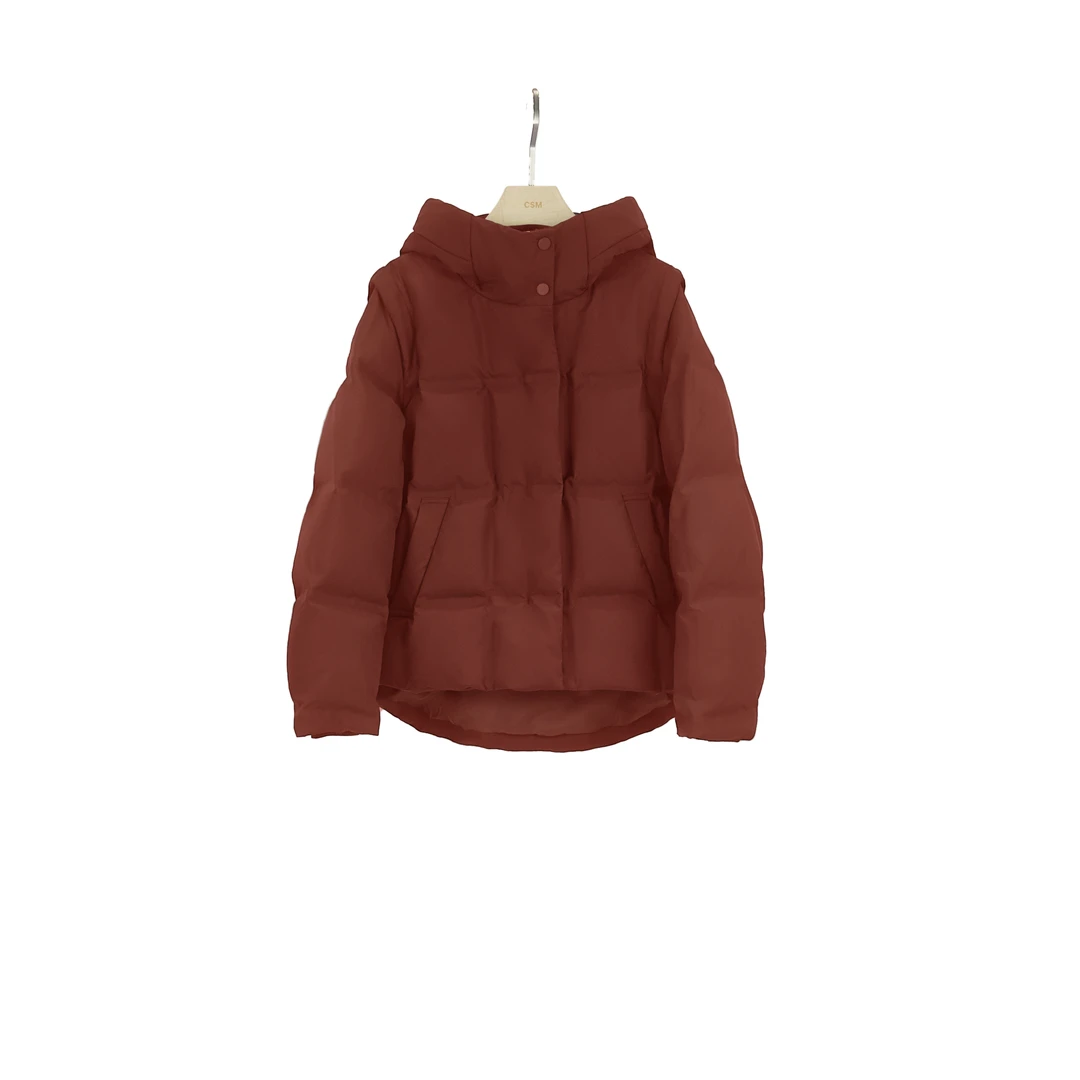 【吴姐定制】CSM-LD415简约时尚冬季90%白鸭绒羽绒服