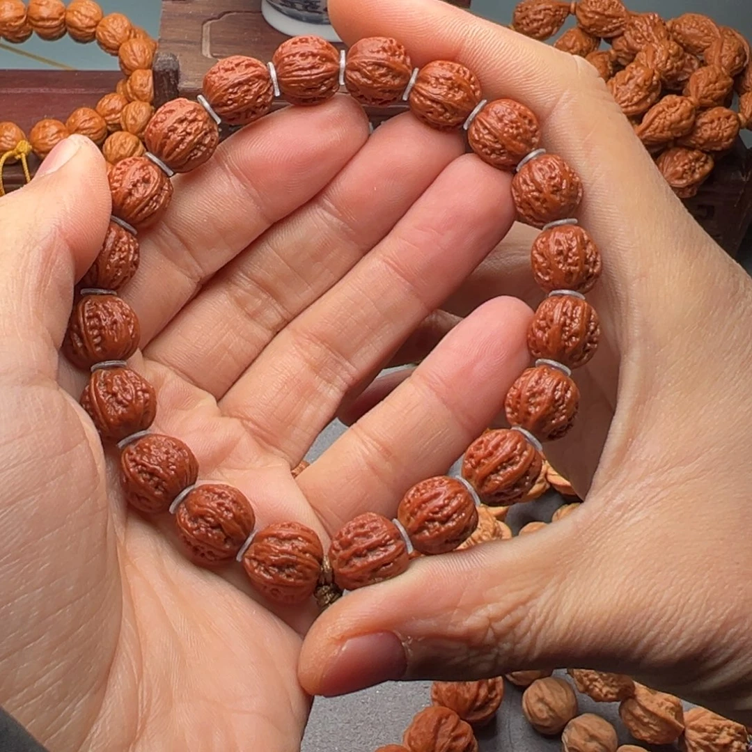 铁***柱文玩核桃手串13蚂蚁纹