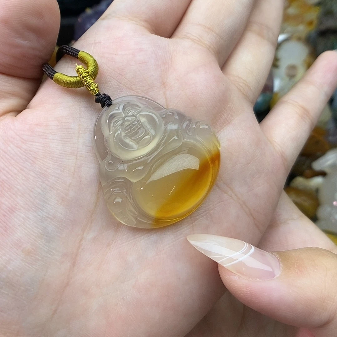 吉***祥玛瑙/玉髓未镶嵌颈饰